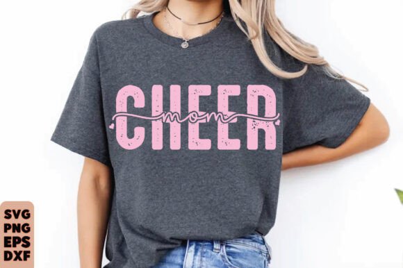 Cheer Mom Gift SVG: Premium Graphics for T-Shirt Designs