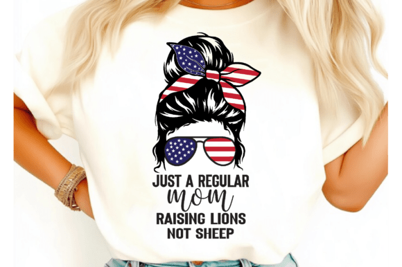 Just a Regular Mom Raising PNG: Graphics for T-Shirt Designs