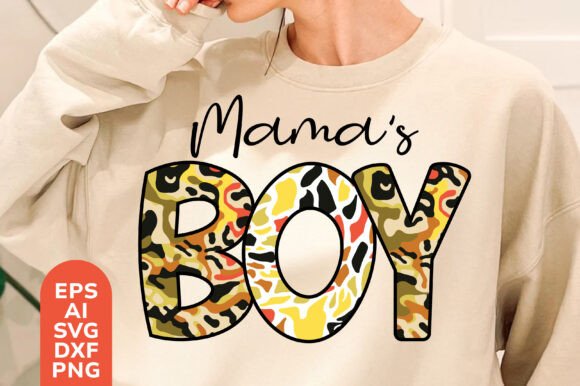 Mama’s Boy PNG for T-Shirt Graphics & Blog Design