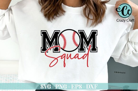Mom Squad Graphics for T-Shirt Designs