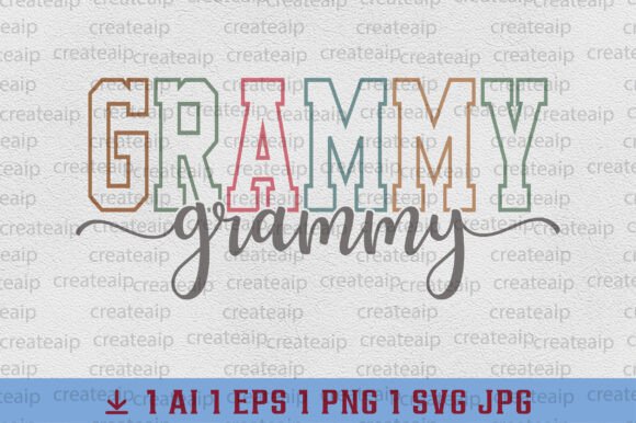 Varsity Grandma Graphics for T-Shirt Designs
